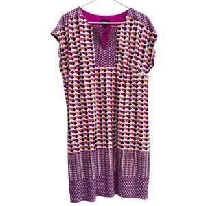Laundry by Shelli Segal Sheath Dress Colorful Geometric Women's Size Large